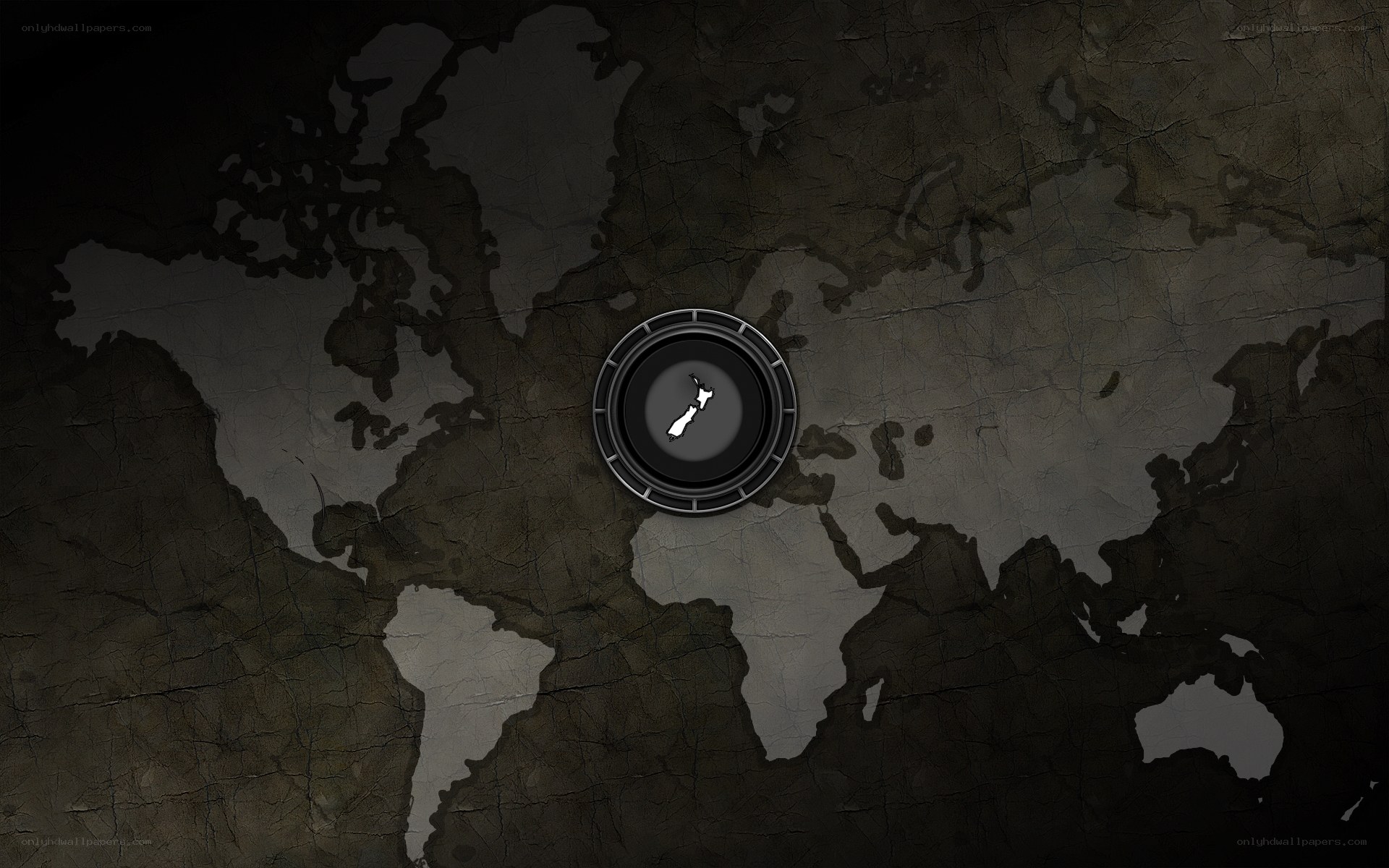 world map with compass