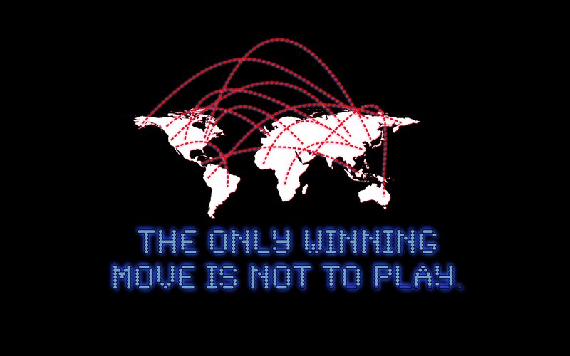 World Map with Connections