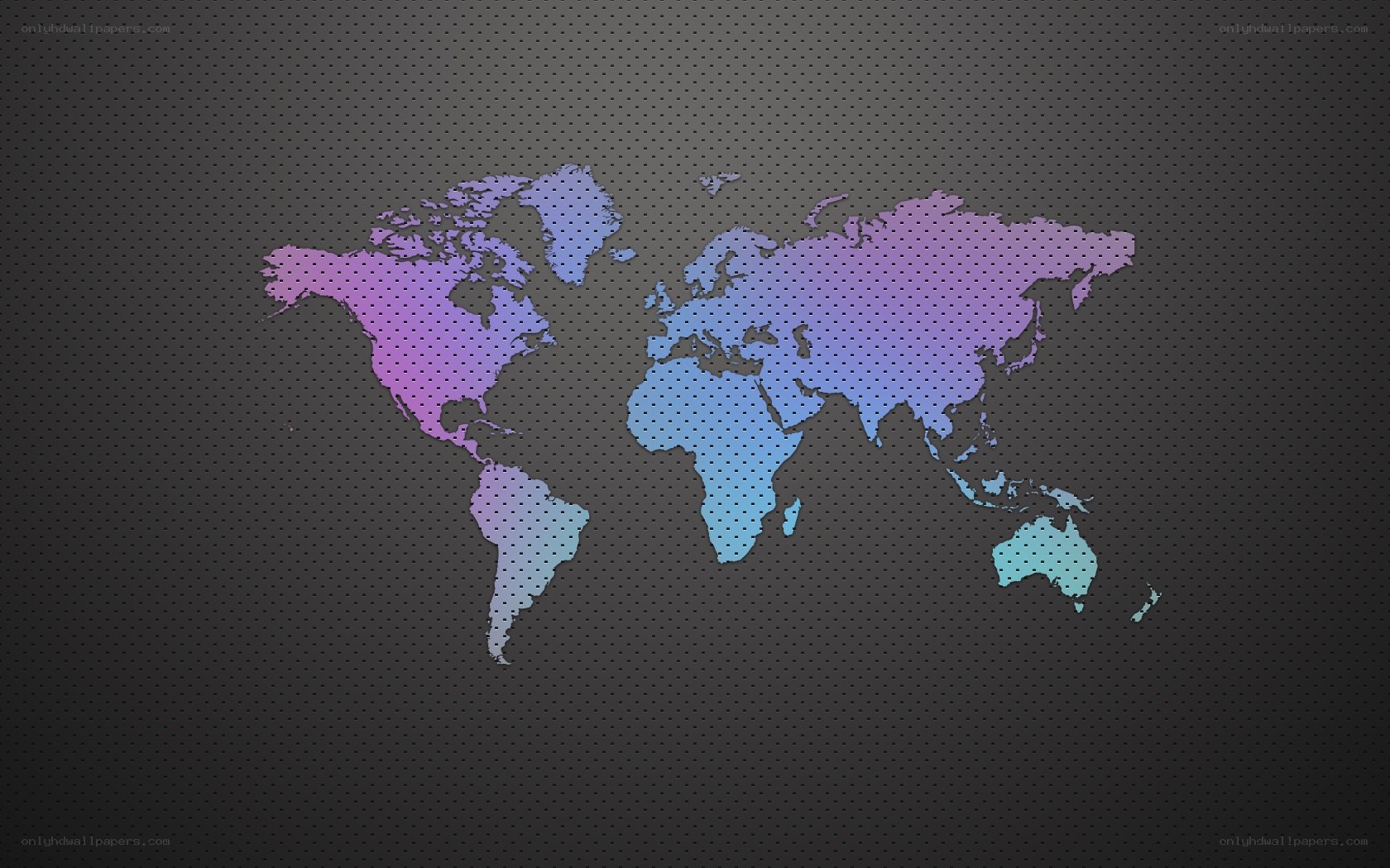 world map with gradient design