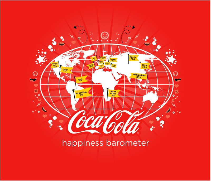 World Map with Happiness Scores