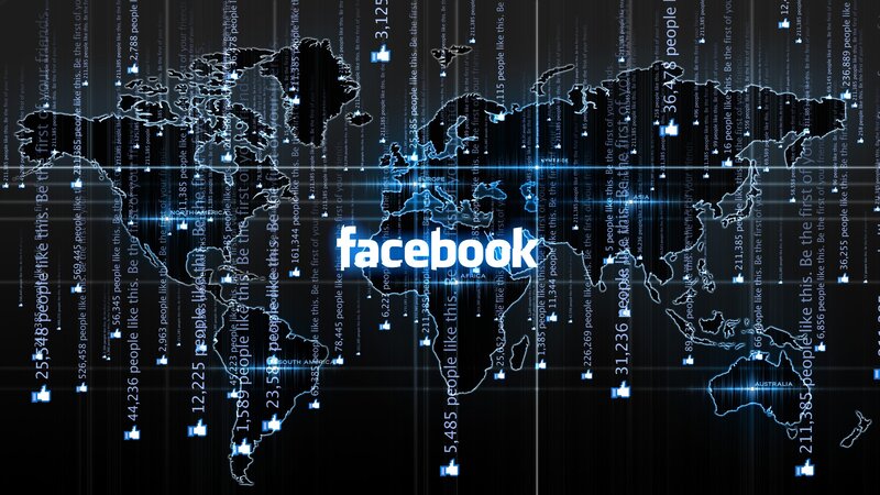 World Map with Social Media Data