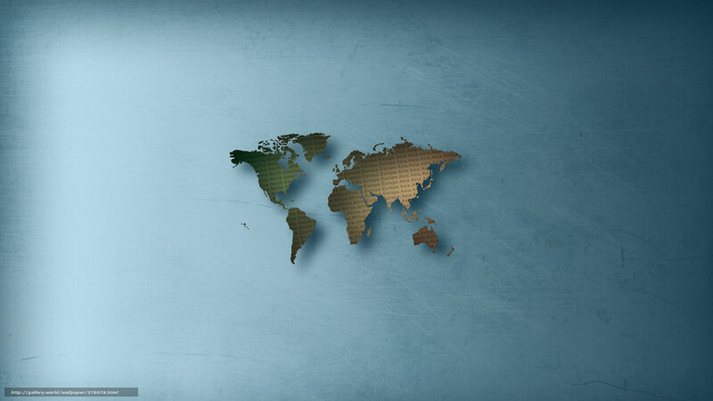 World map with text design