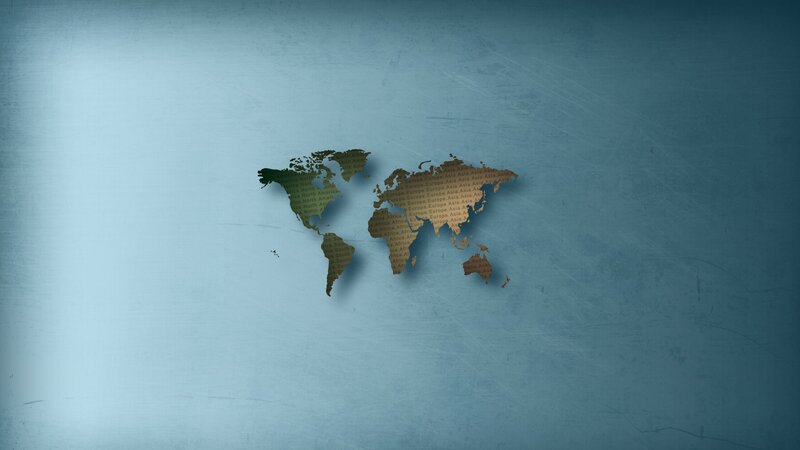 world map with text texture