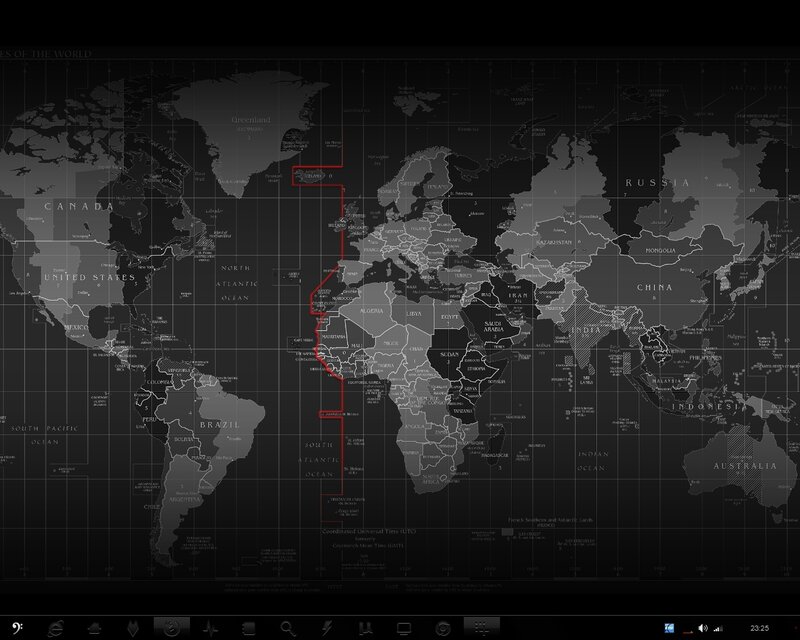 world map with time zones