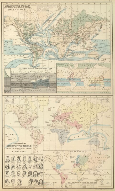 World maps and human varieties