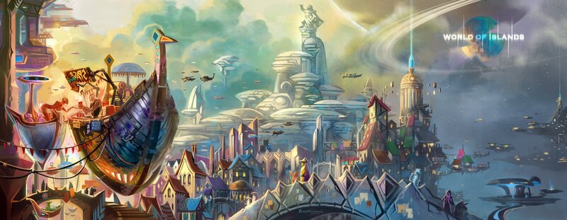World of Islands concept art