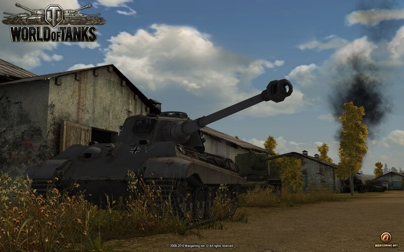 World of Tanks gameplay scene