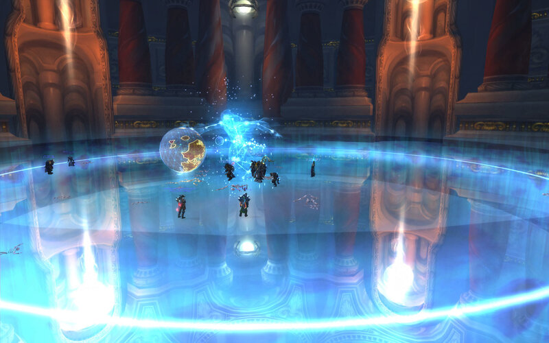 World of Warcraft boss fight
