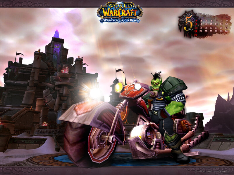 World of Warcraft calendar