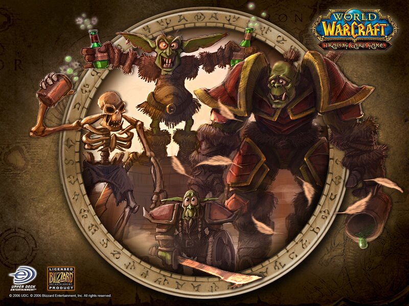 World of Warcraft card game art