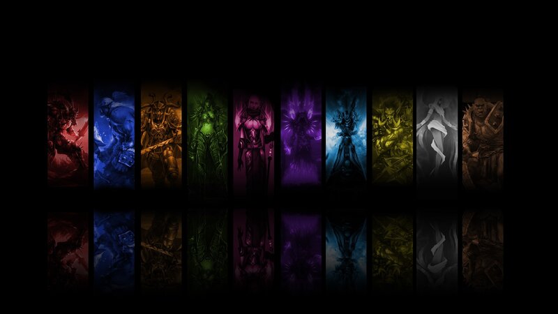 World of Warcraft character lineup