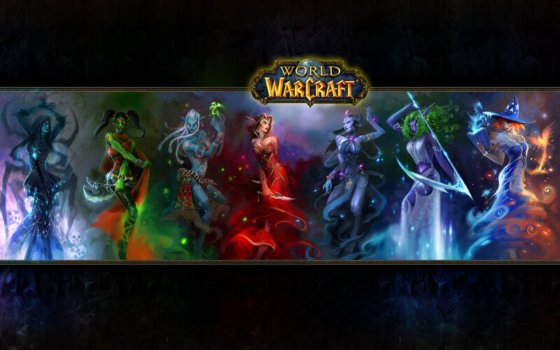 World of Warcraft character lineup