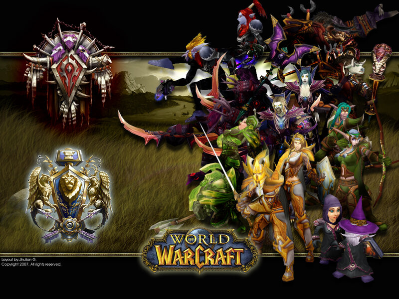 World of Warcraft character lineup