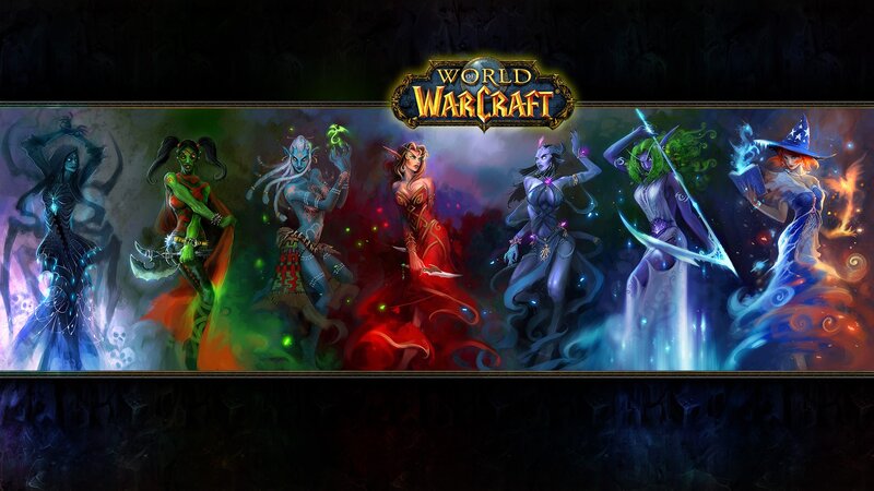 World of Warcraft character lineup