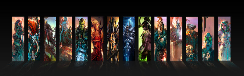 World of Warcraft character portraits