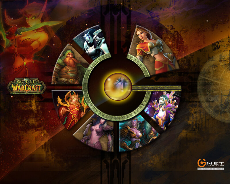 World of Warcraft character wheel
