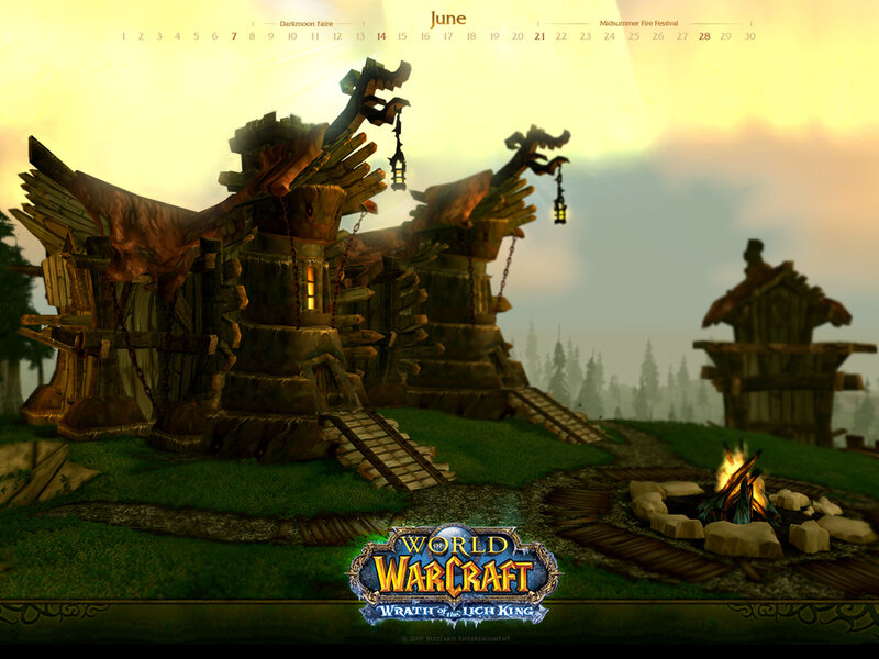 World of Warcraft June calendar