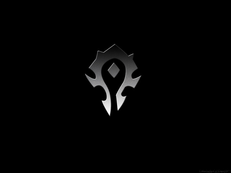 World of Warcraft logo on black