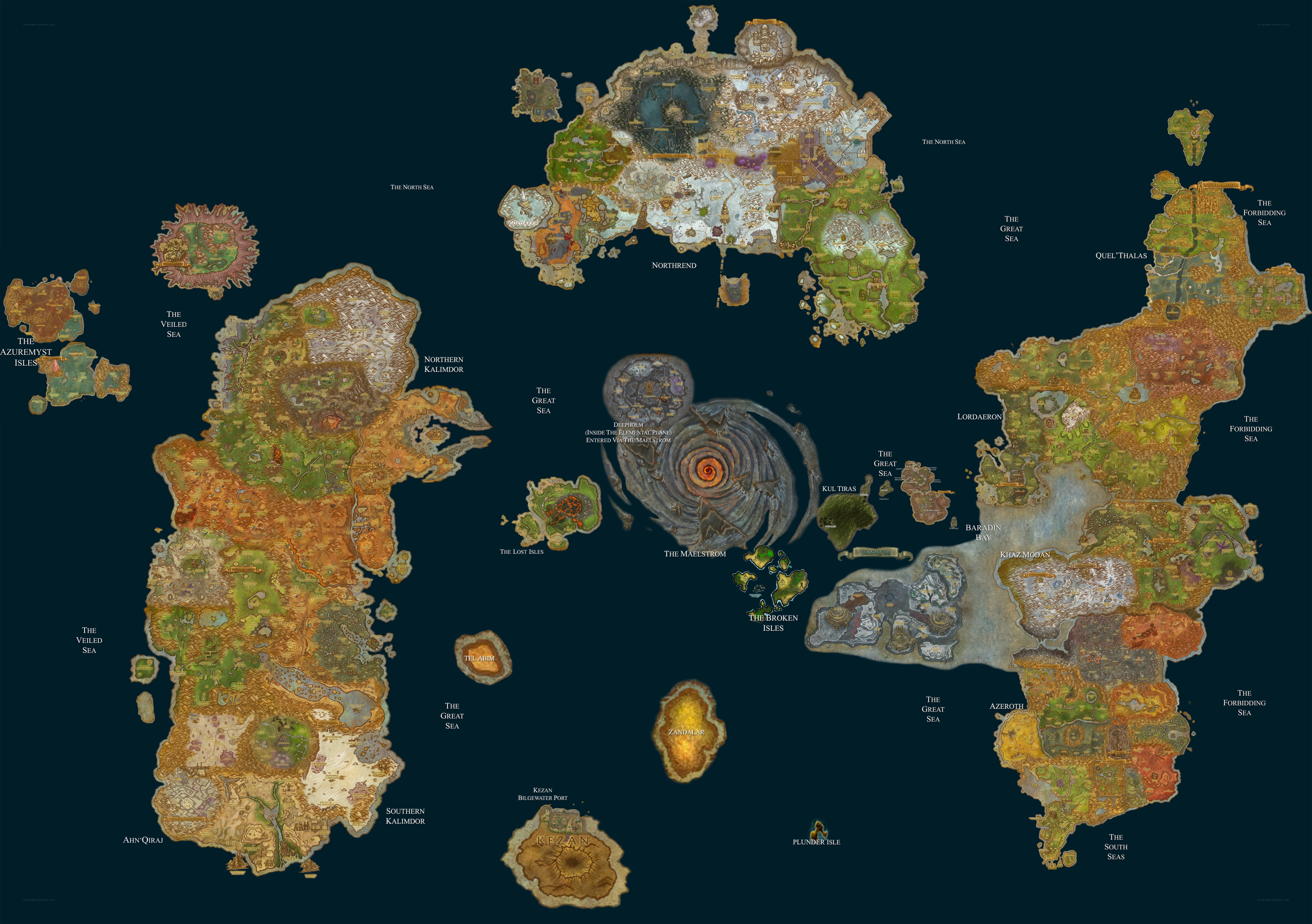 World of Warcraft map
