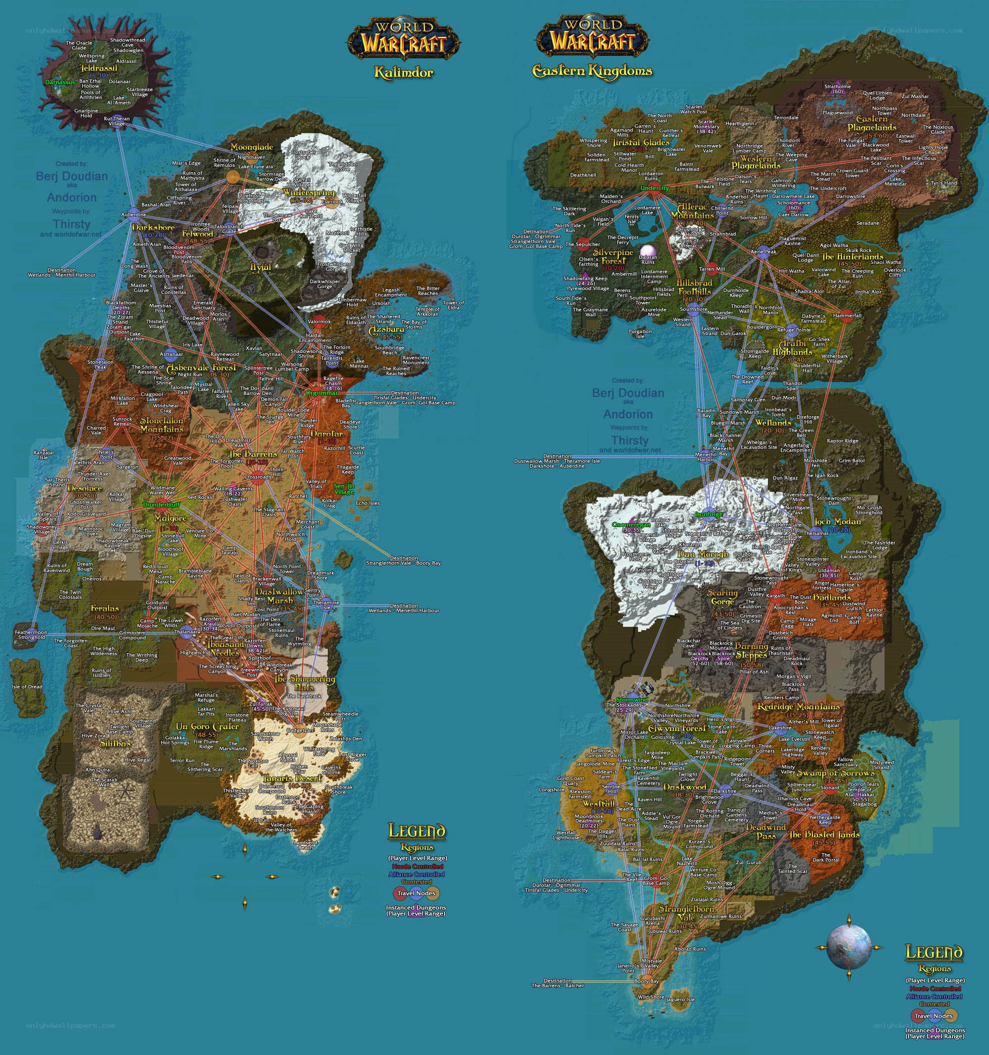 World of Warcraft map