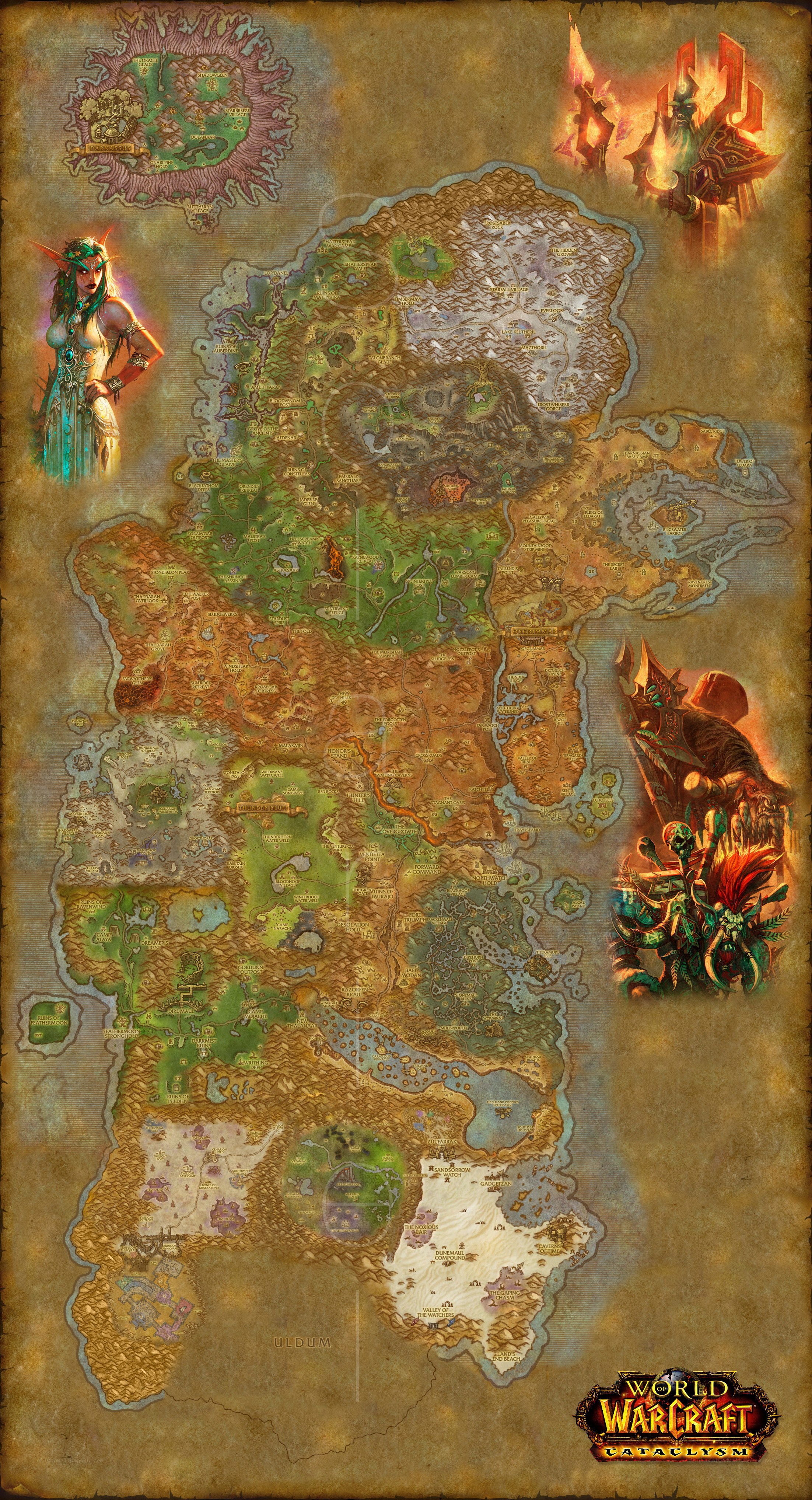 World of Warcraft map