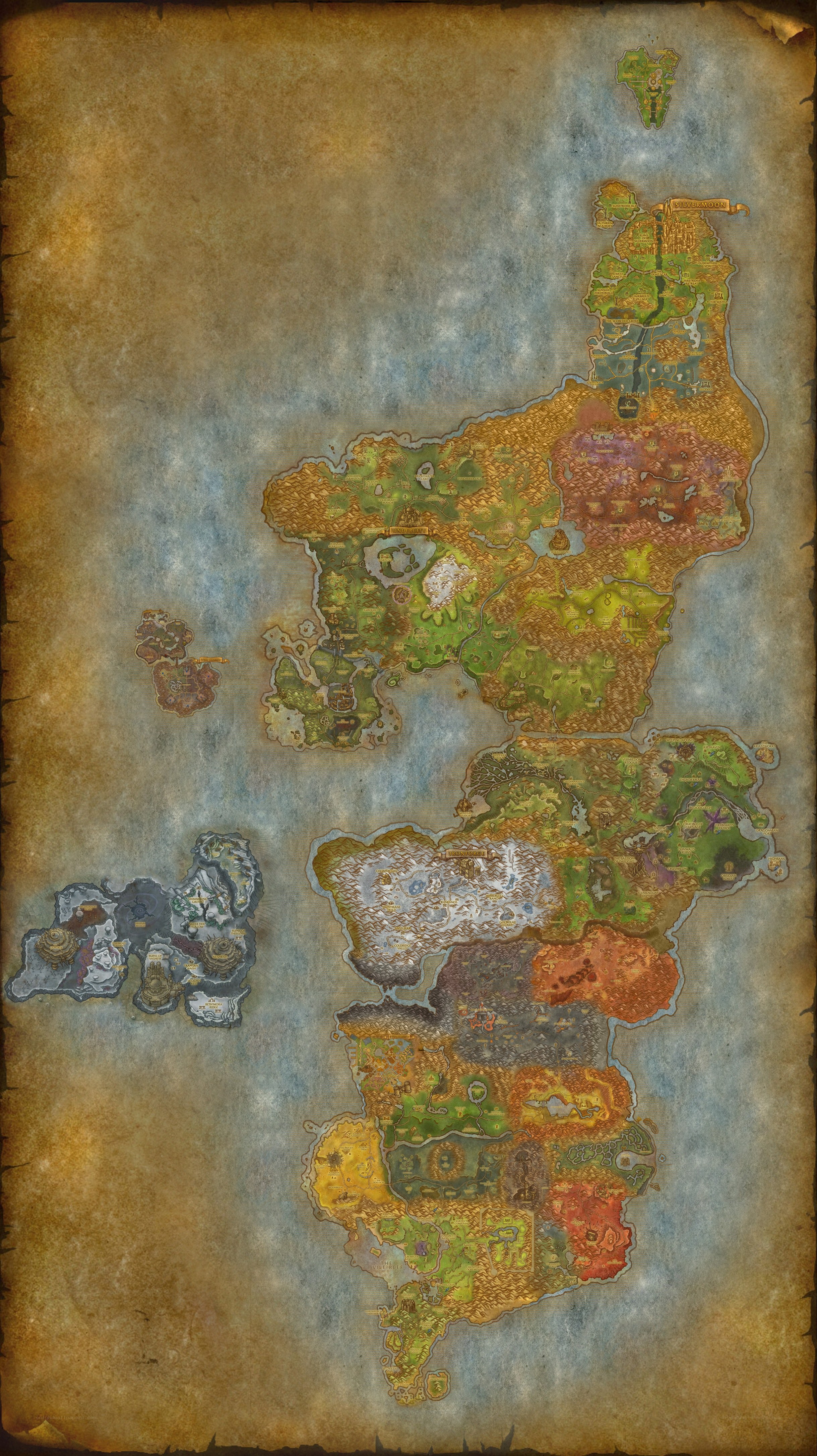 World of Warcraft map