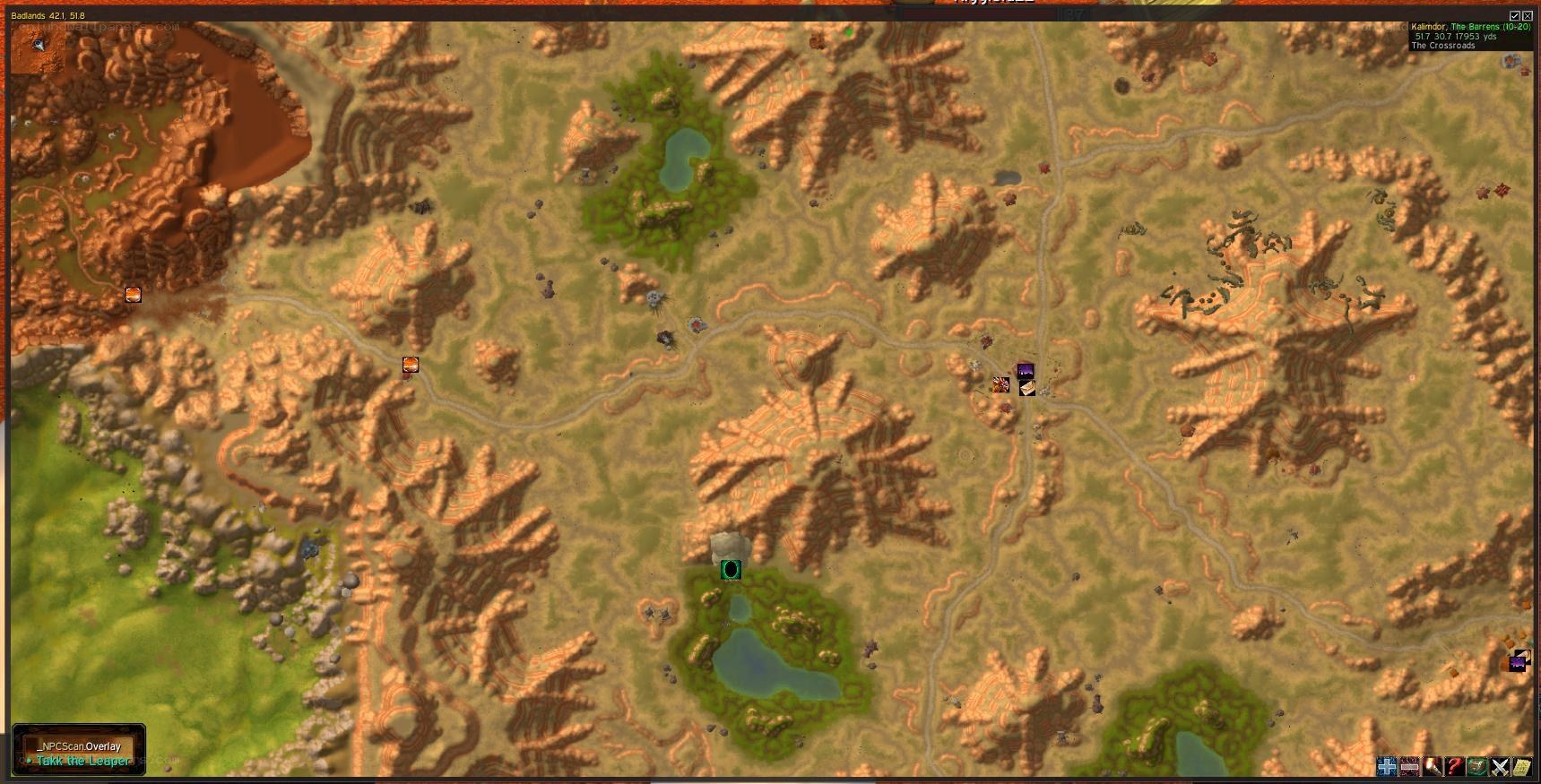 World of Warcraft map view