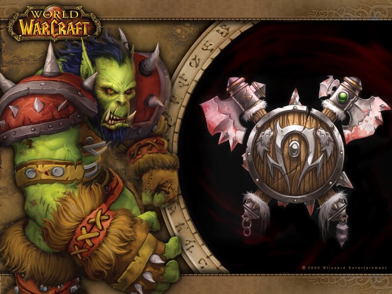 World of Warcraft orc character