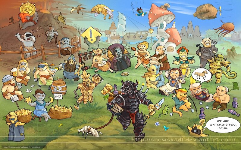 World of Warcraft parody scene