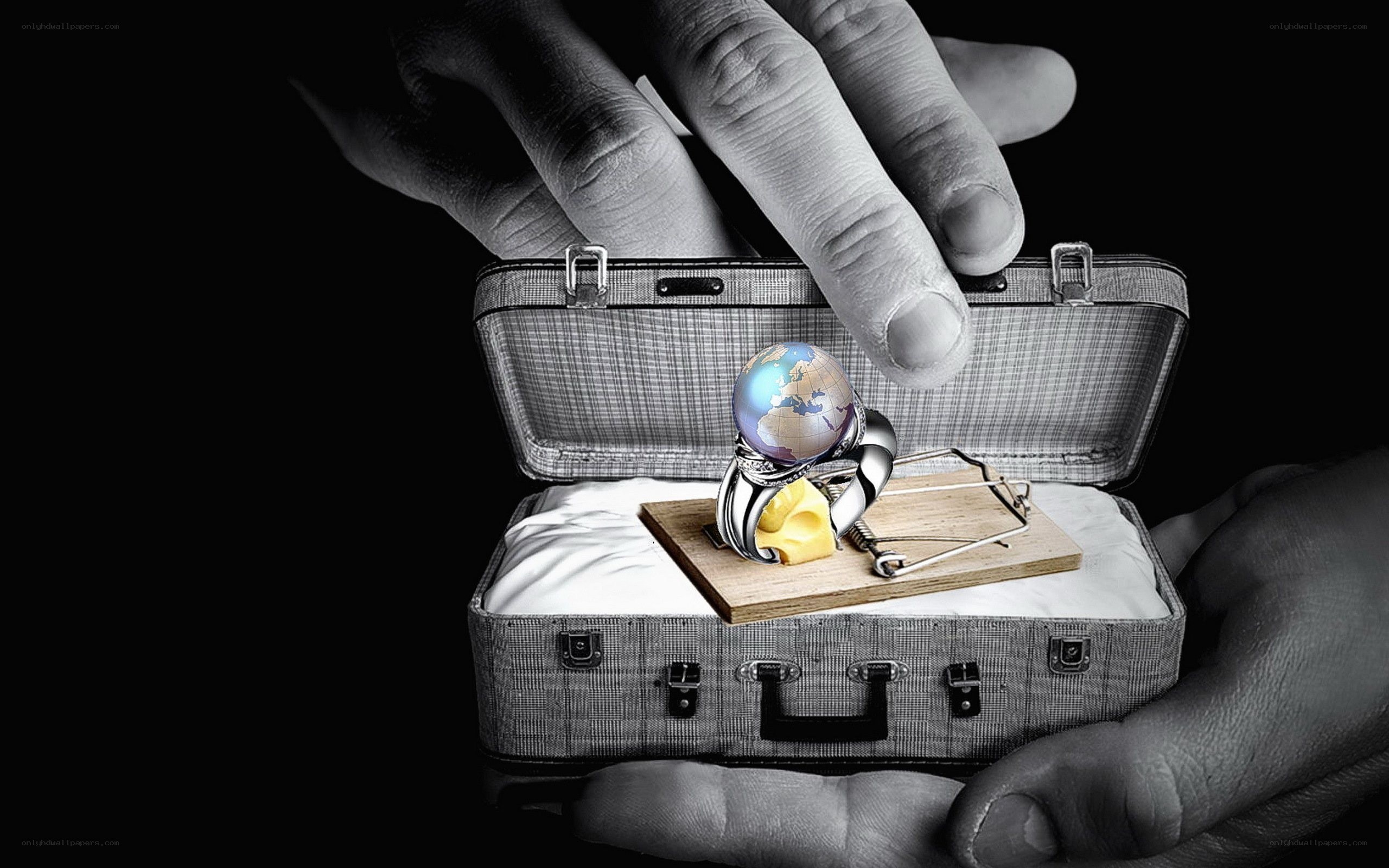 world on a trap