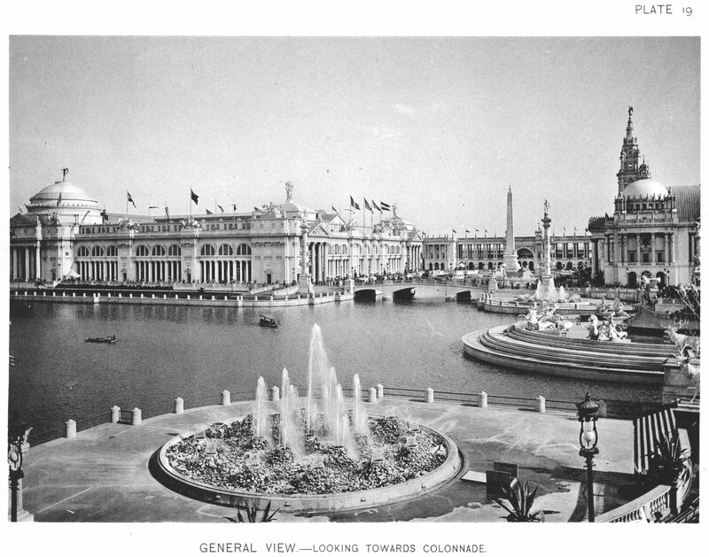 World's Fair Colonnade View