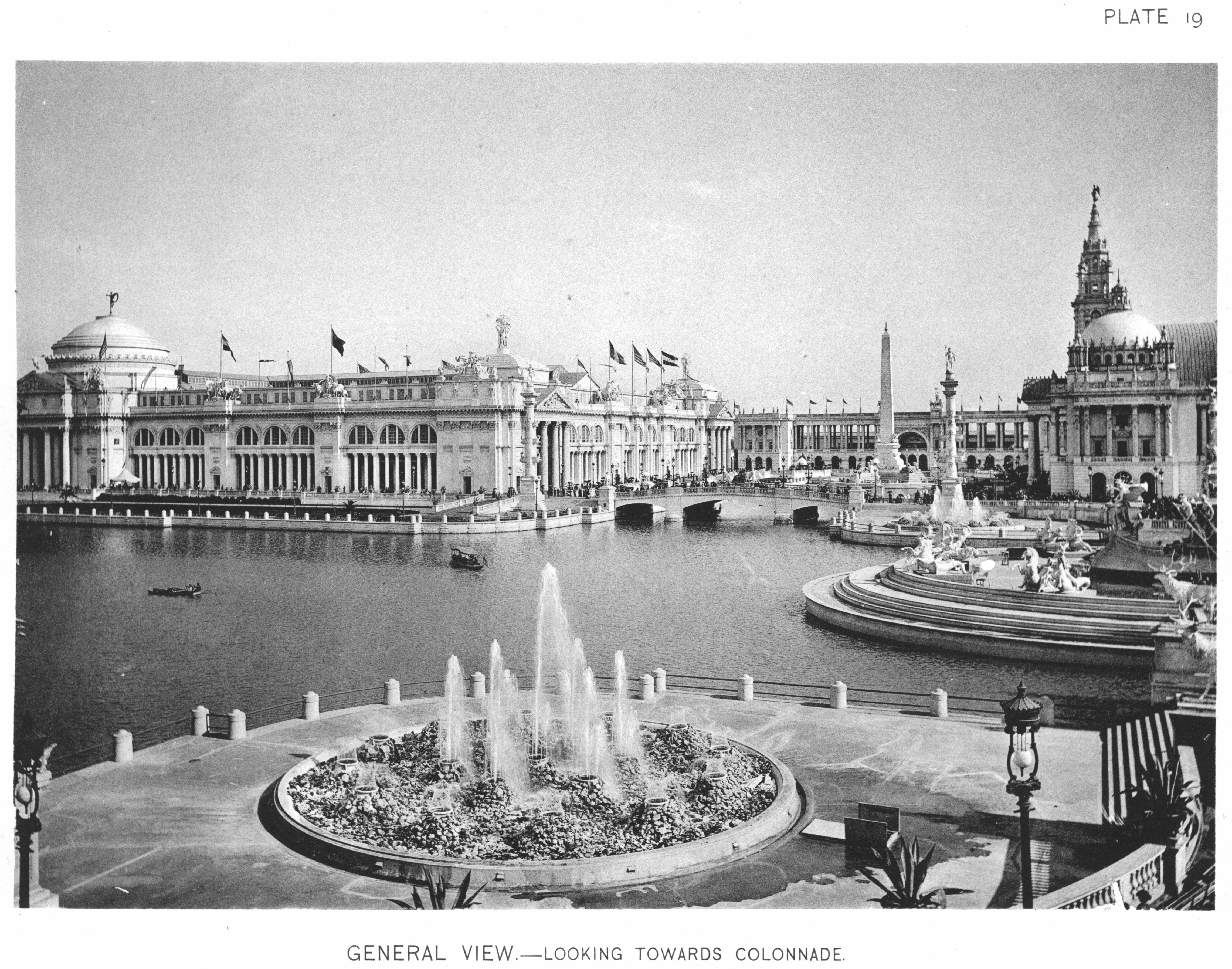 World's Fair Colonnade View