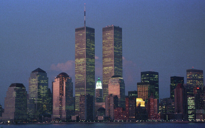 World Trade Center at dusk