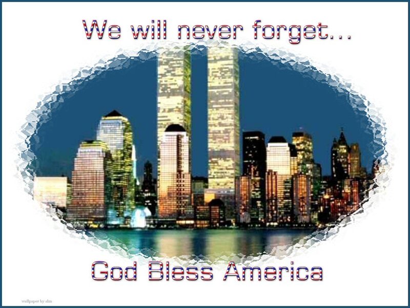 World Trade Center Towers — Blue, Solemn, Night