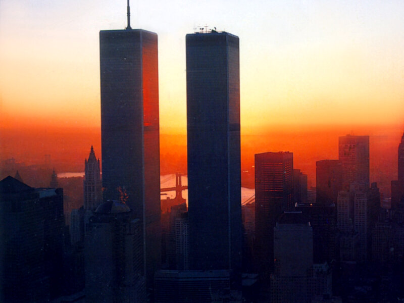 World Trade Center Towers — Orange