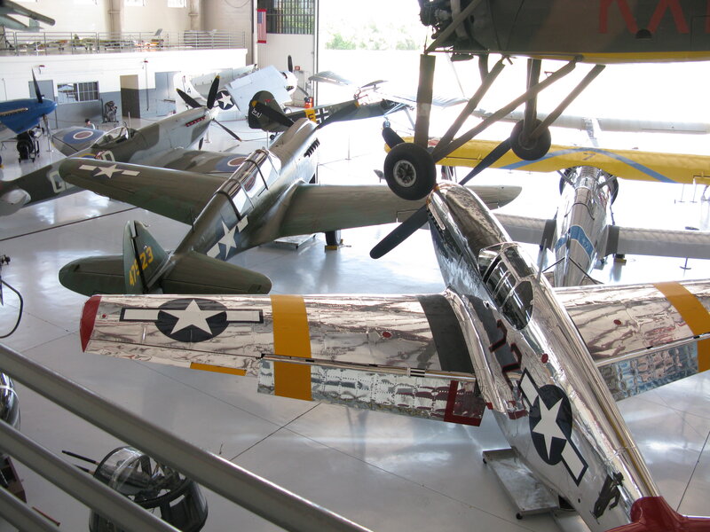 World War II aircraft in museum