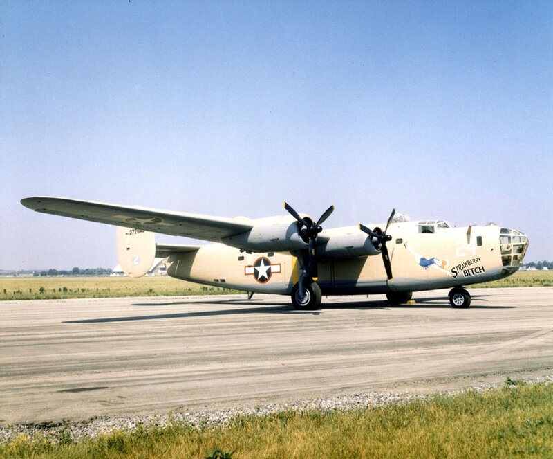 World War II Bomber Aircraft — Beige