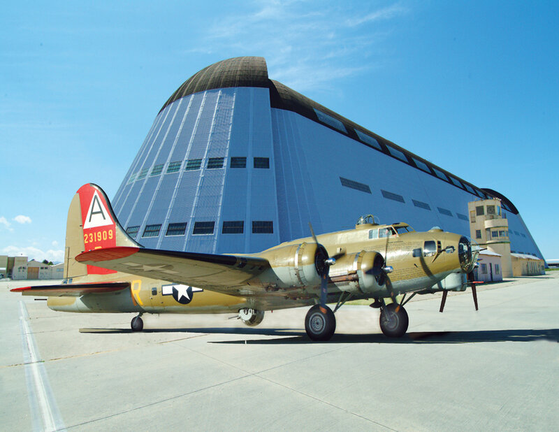 World War II Bomber Aircraft — Blue