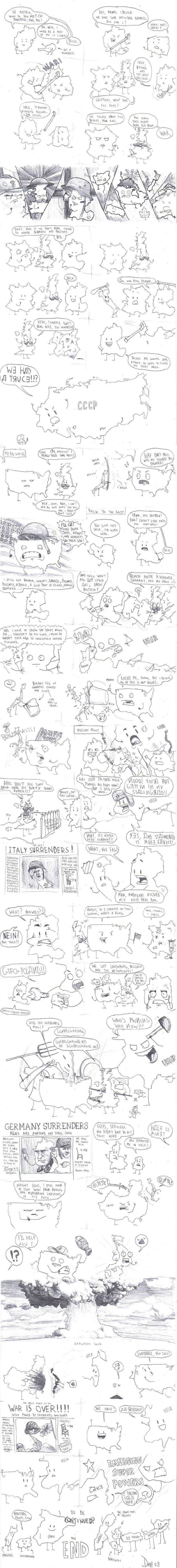 World War II comic strip