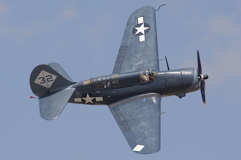 World War II-era aircraft in flight