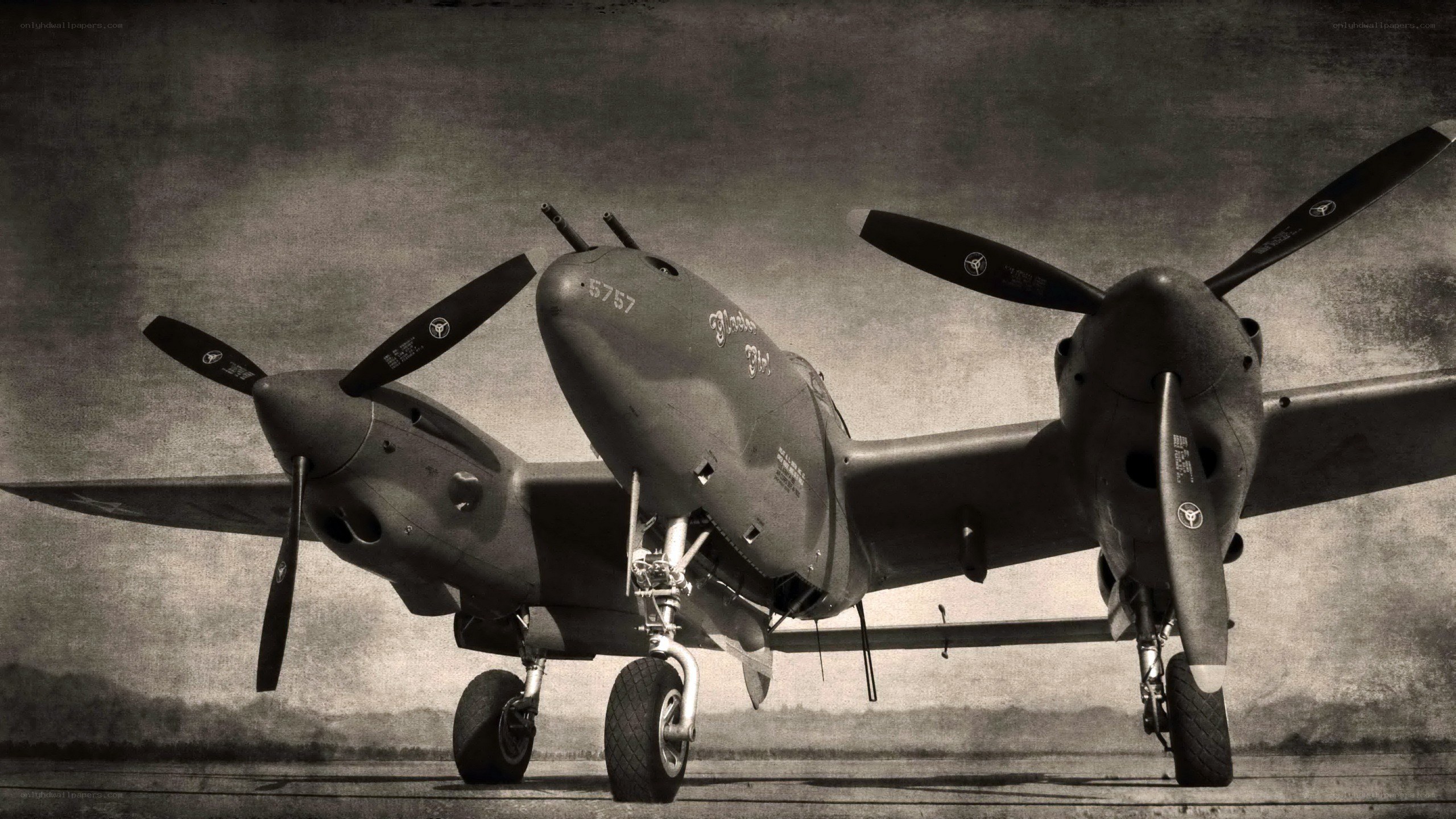 World War II-era twin-engine aircraft