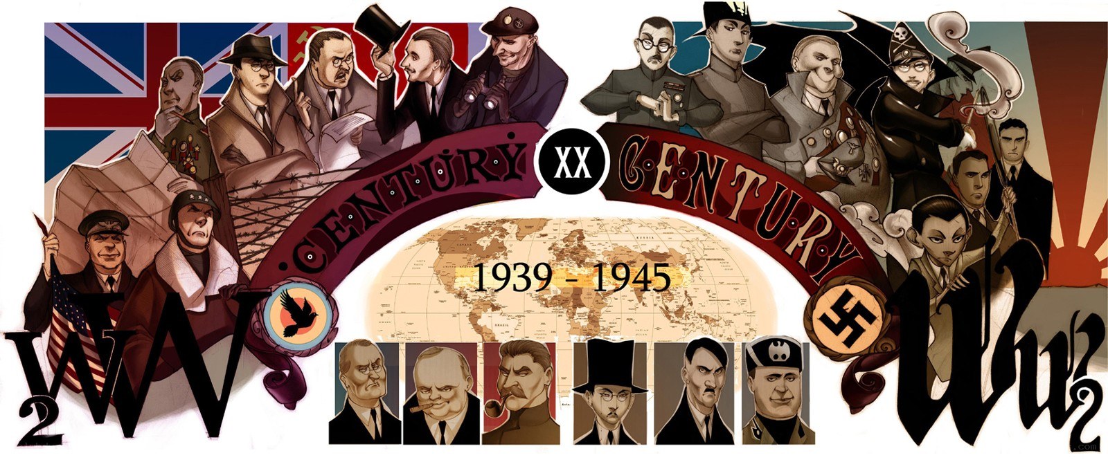 World War II illustration