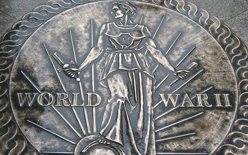 World War II Memorial Plaque — Silver