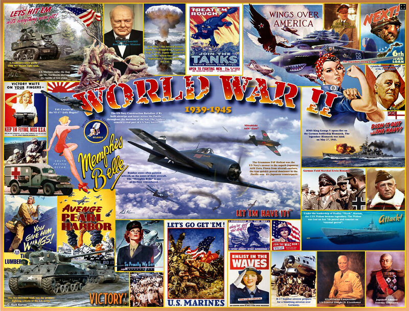 World War Ii Propaganda Posters — Blue