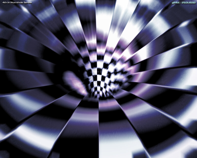 Wormhole tunnel visualization