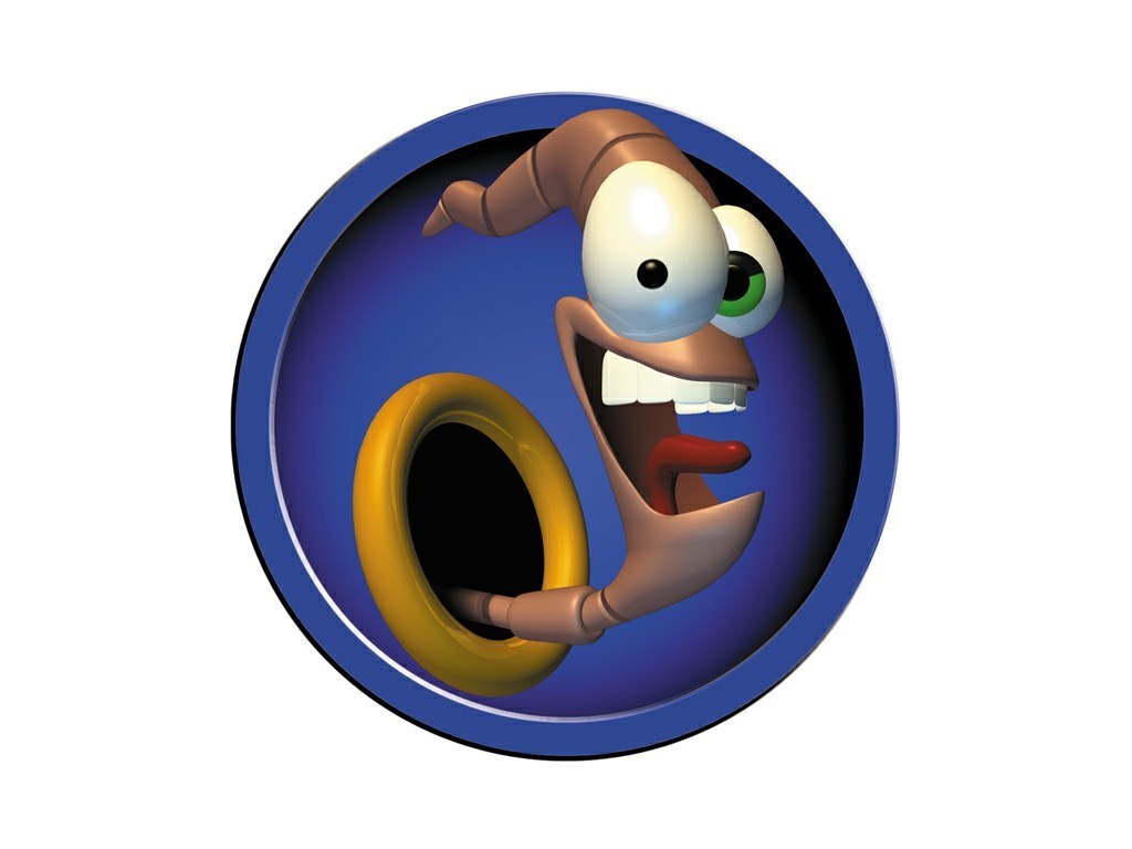 Worms character logo