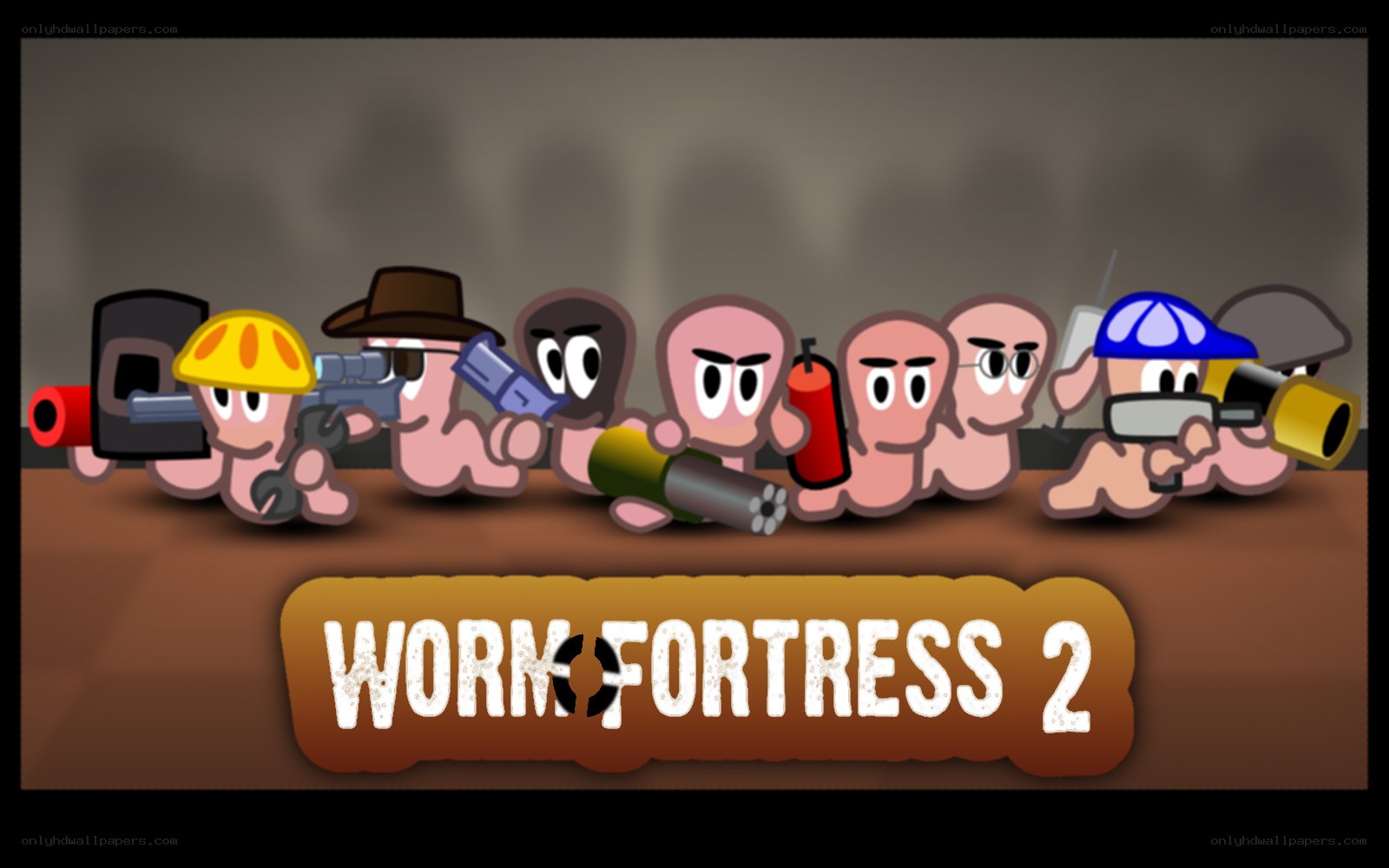 Worms Fortress 2 game art