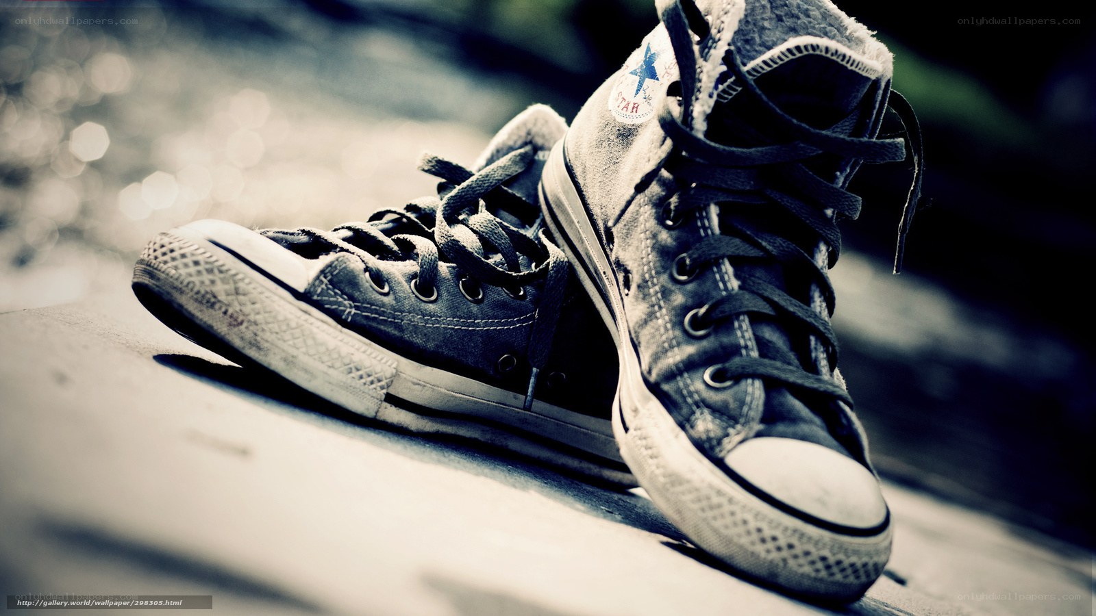worn converse sneakers