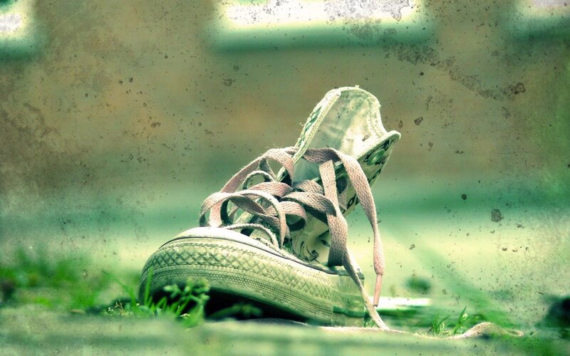 Worn-out Sneaker