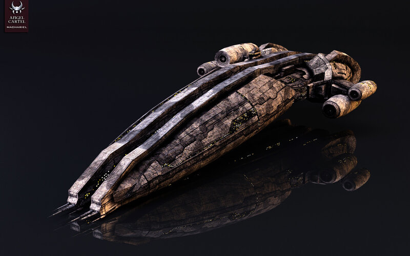 Worn-out Spaceship